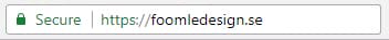 Today when you visit a website with Google Chrome browser and that website has switched from HTTP to HTTPS with SSL certificate you will see a padlock and 'Secure' to the left of url address